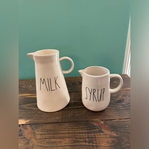 Rae Dunn milk pitcher